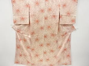 リサイクル　糸菊模様小紋着物